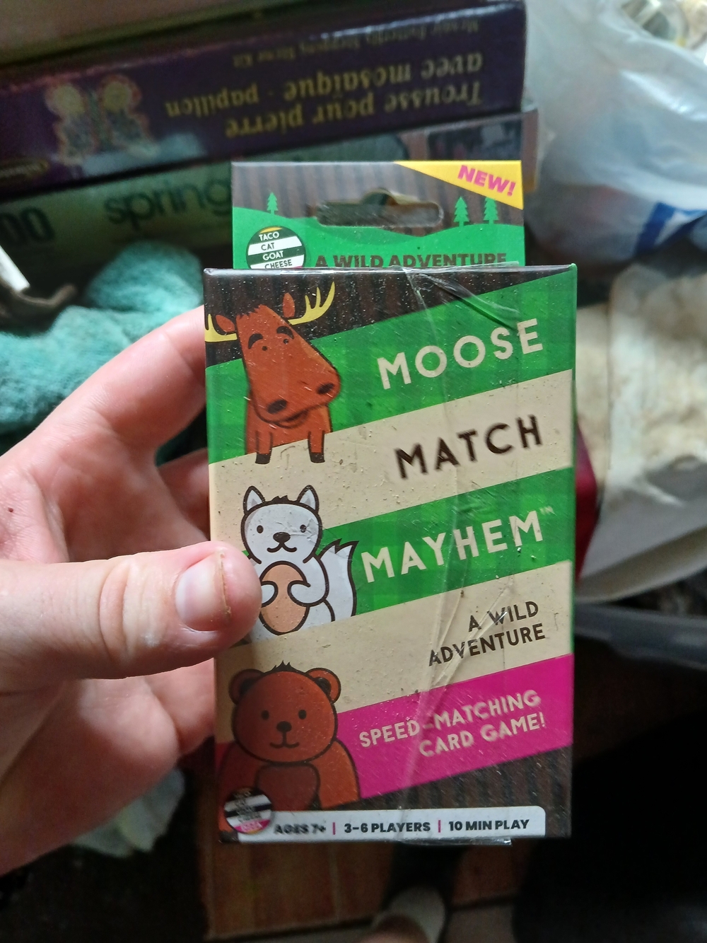Moose Match Mayhem Speed-Matching Card Game - Green